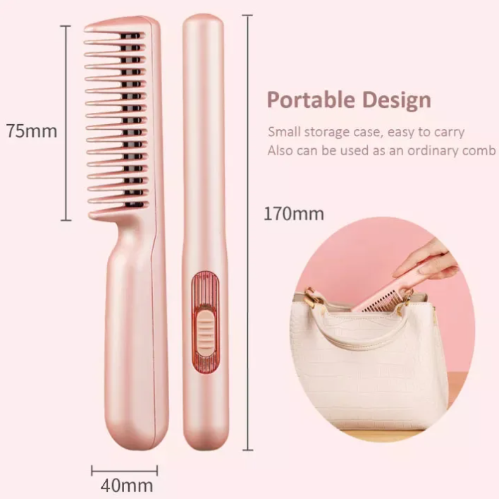 Spazzola elettrica per capelli ricaricabile